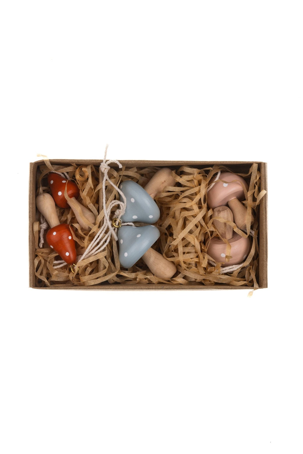 Six Mini Toadstools Hanging - All Good Things
