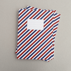 Sketchbook | Stripes blue red - All Good Things