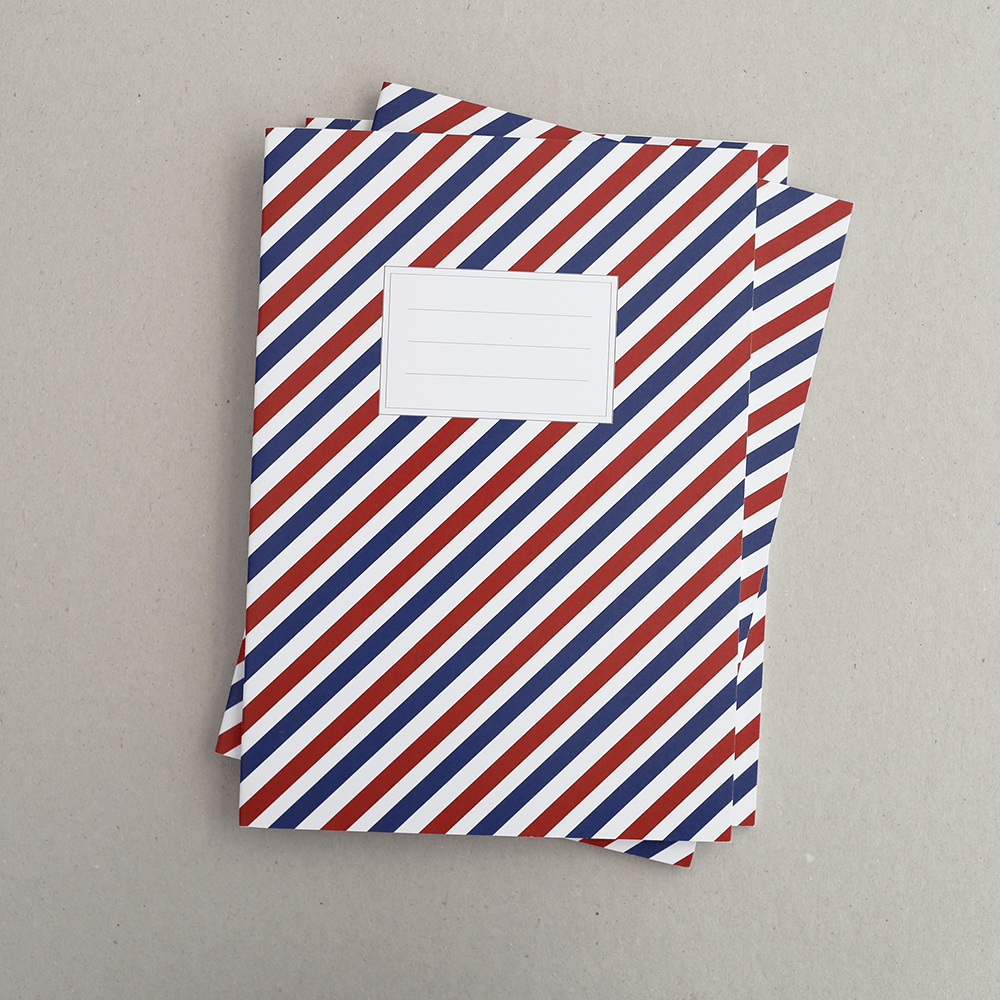 Sketchbook | Stripes blue red - All Good Things