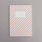 Sketchbook | Stripes purple yellow - All Good Things