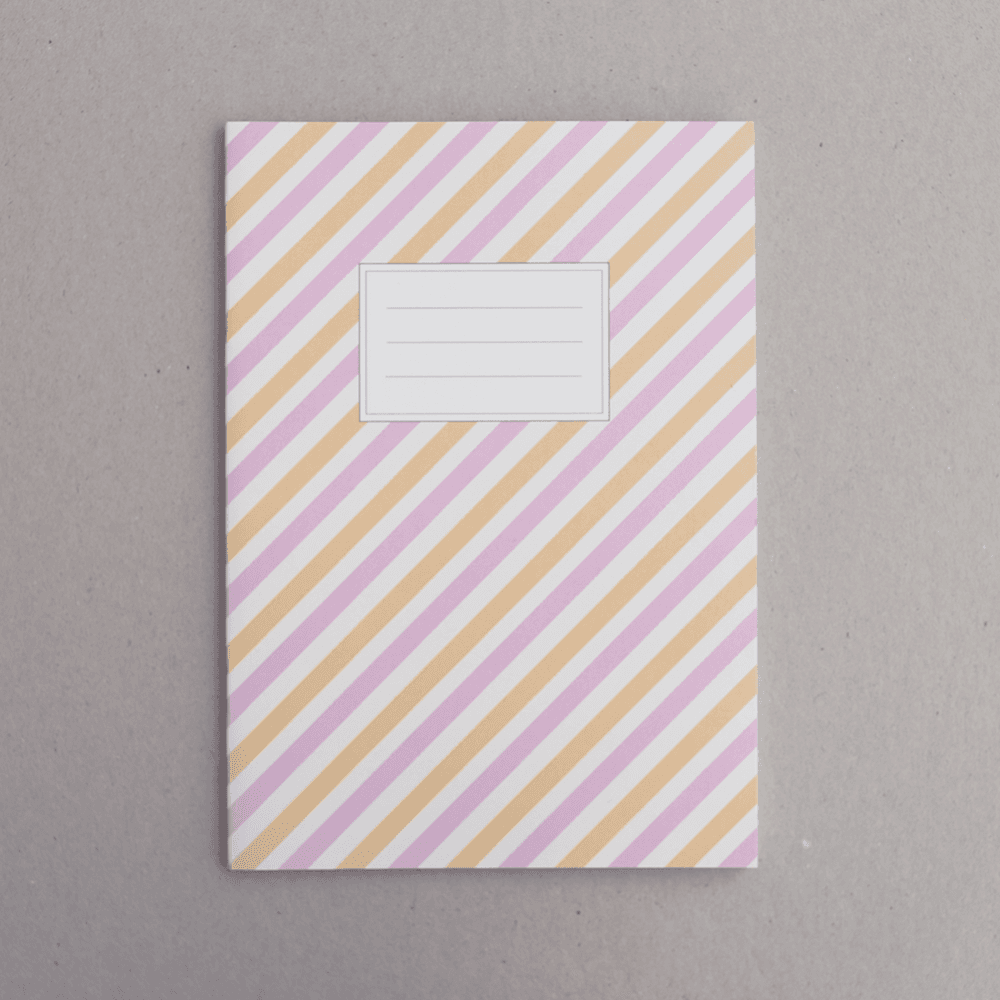 Sketchbook | Stripes purple yellow - All Good Things