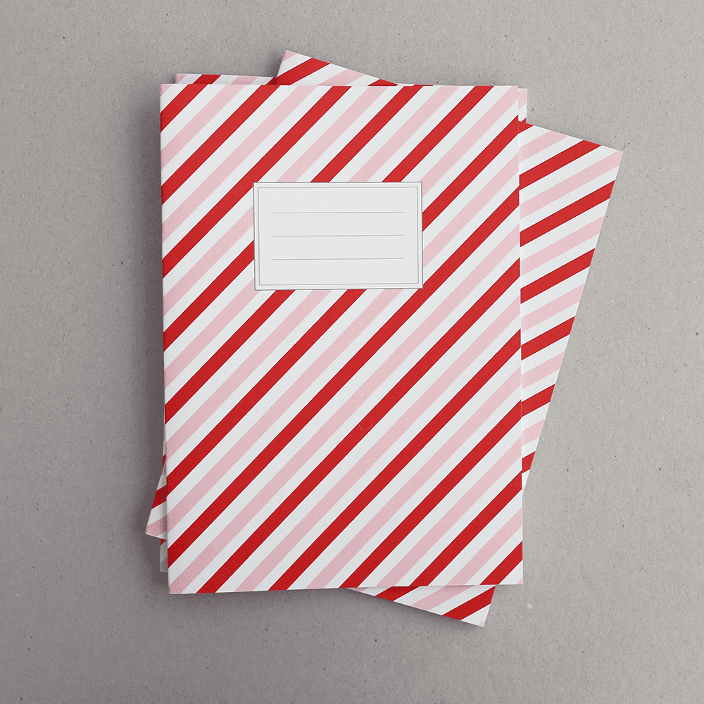 Sketchbook | Stripes red pink - All Good Things