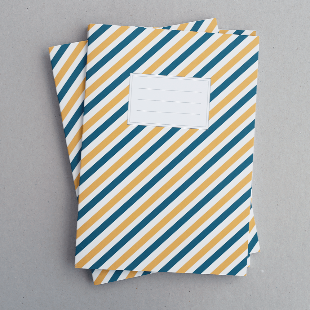 Sketchbook | Stripes yellow green - All Good Things