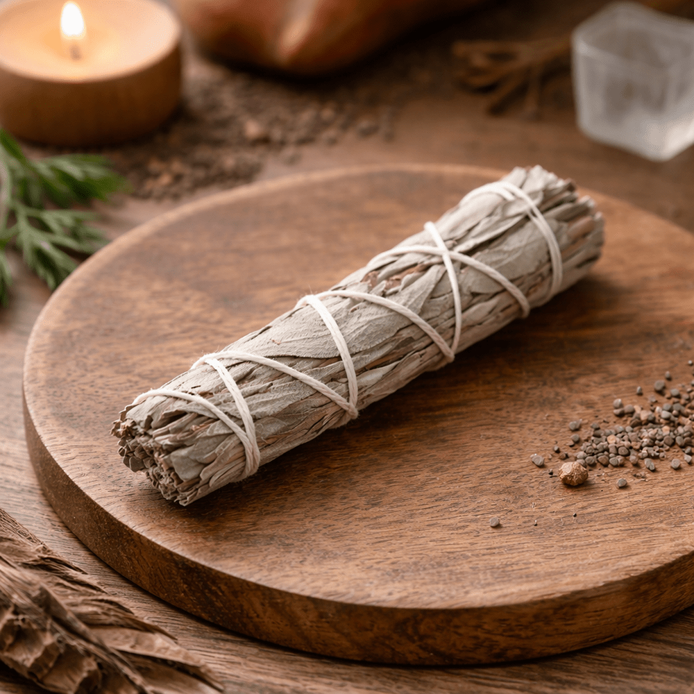 Slimline Sage Smudge Stick, White Sage 4" - All Good Things