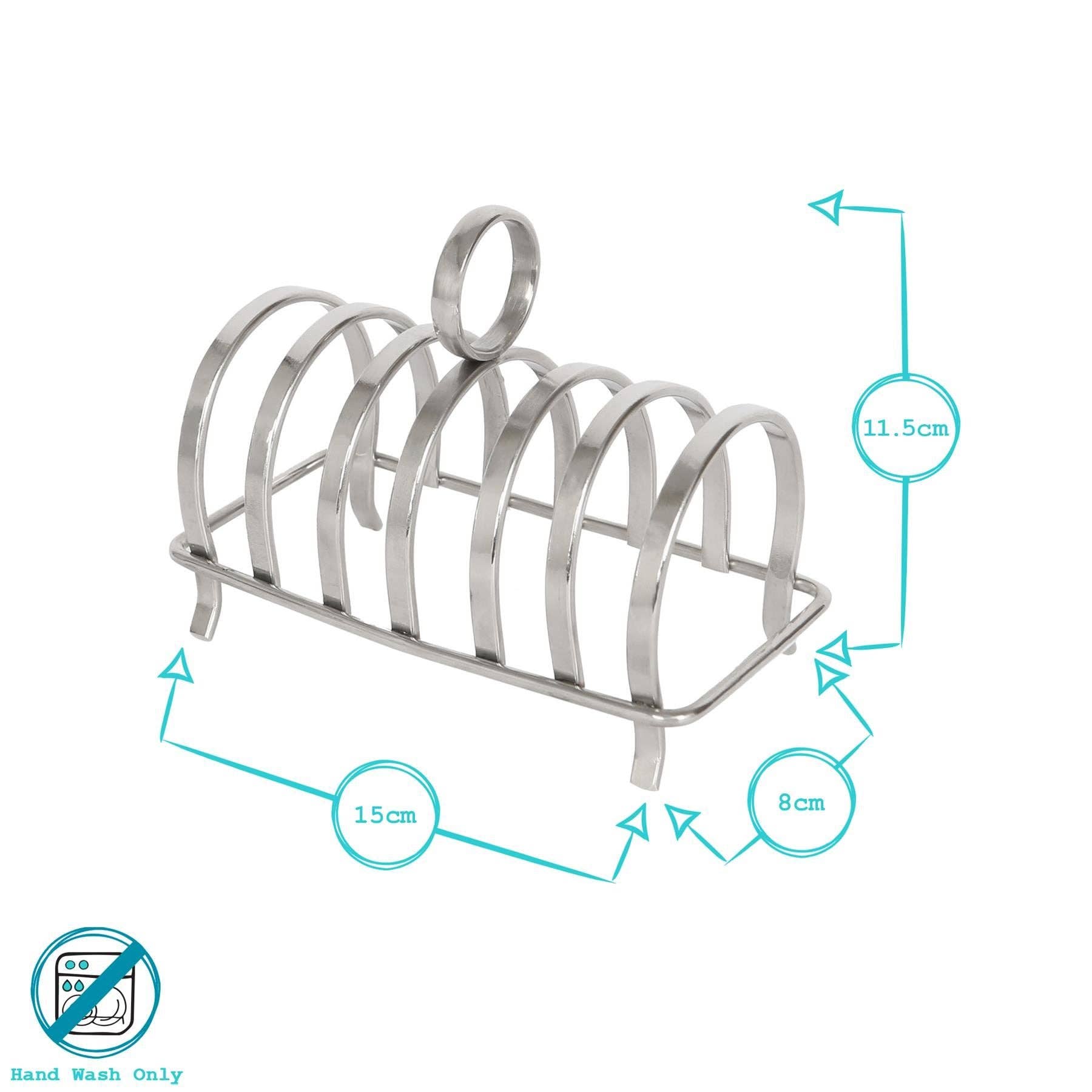 Stainless Steel Toast Rack | 6 Slices - All Good Things