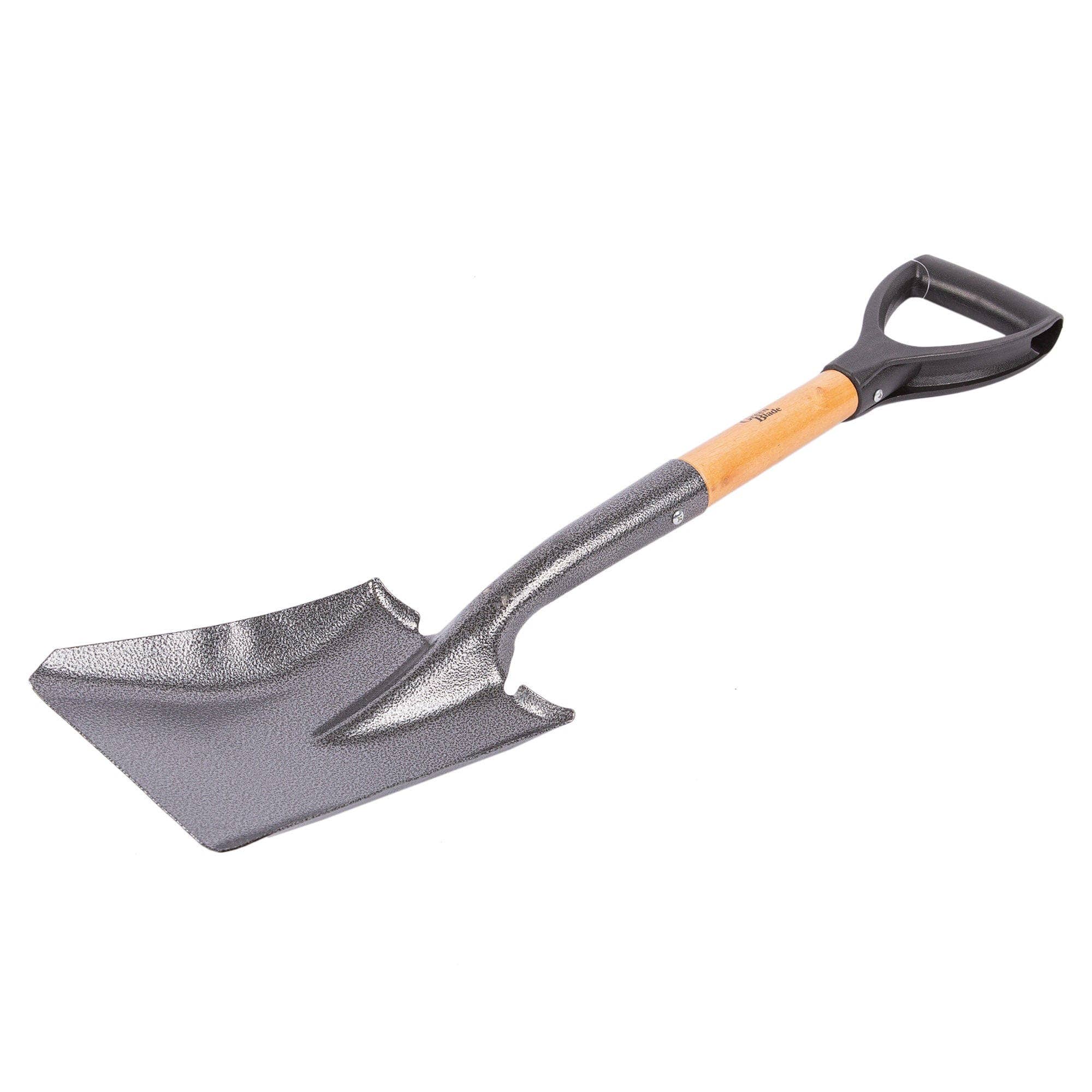 Steel Square Head Micro Shovel with Wooden Handle - All Good Things