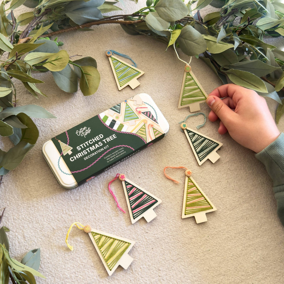 Stitched Christmas Tree Decoration Kit - All Good Things