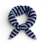 Striped Wool Blend Light Weight Triangle Neck Scarf: Red - All Good Things