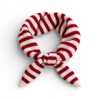 Striped Wool Blend Light Weight Triangle Neck Scarf: Red - All Good Things