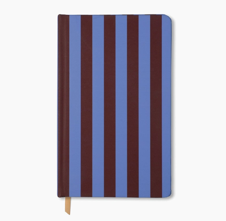 Soft Touch Journal - Purple & Nutmeg Stripe