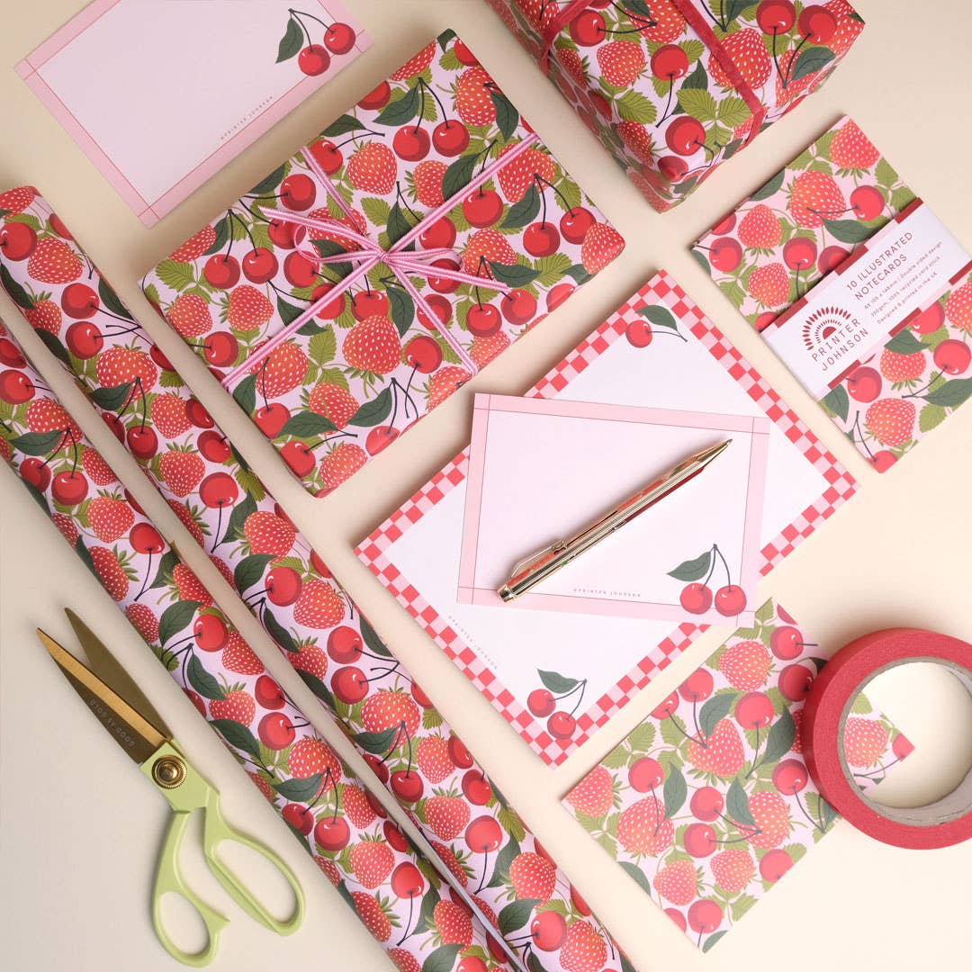 Summer Fruits | Gift Wrap, Wrapping Paper | Berries - All Good Things