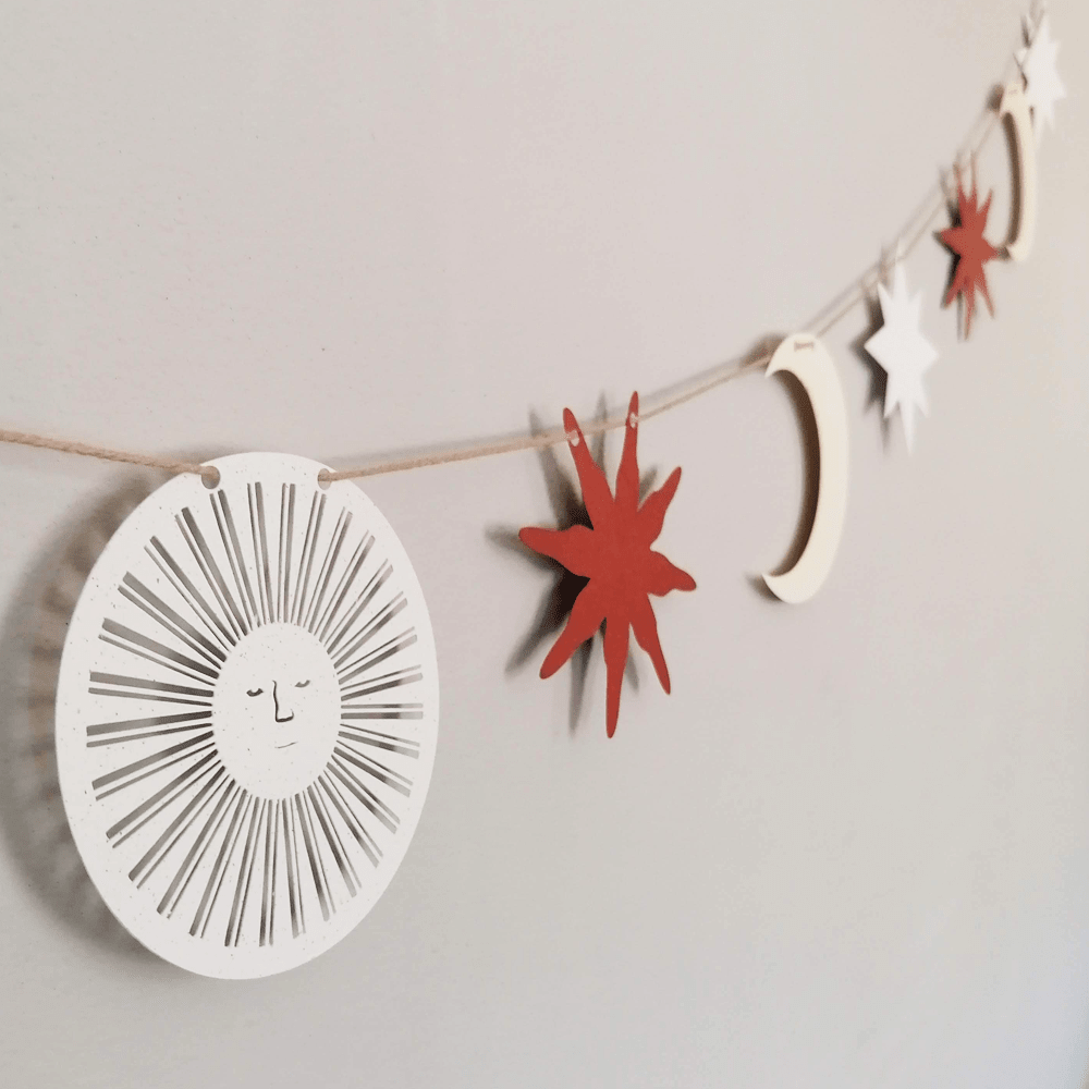 Sun & Moon Paper - cut Garland - All Good Things