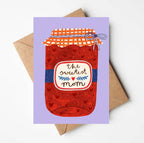 'Sweetest Mom' Jam Jar Card - All Good Things