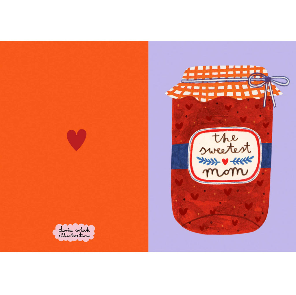 'Sweetest Mom' Jam Jar Card - All Good Things