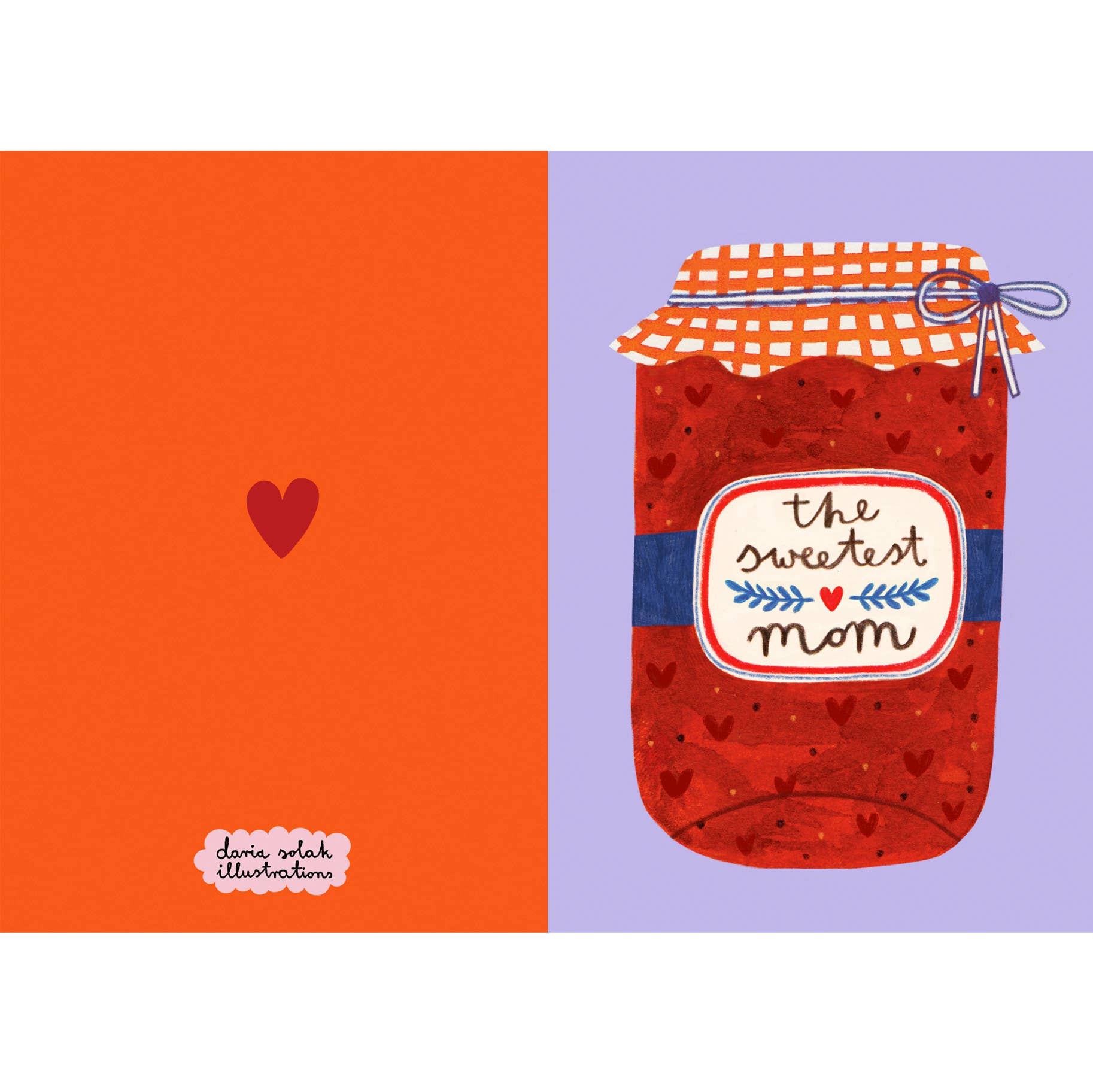 'Sweetest Mom' Jam Jar Card - All Good Things
