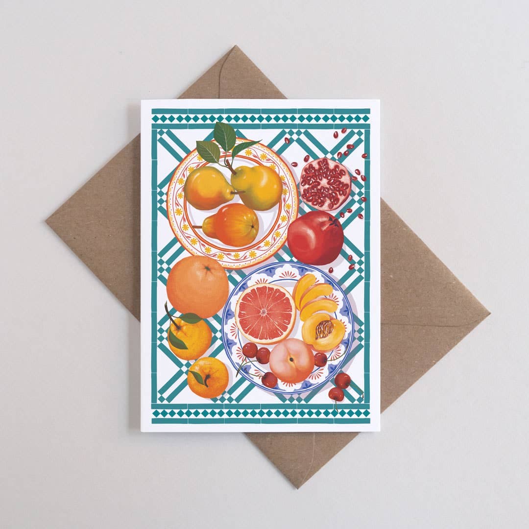Tablescape - Fruits | Everyday greetings card - All Good Things