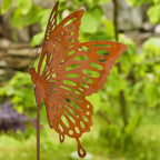Tall Rustic Butterfly Garden Stake Butterfly - All Good Things