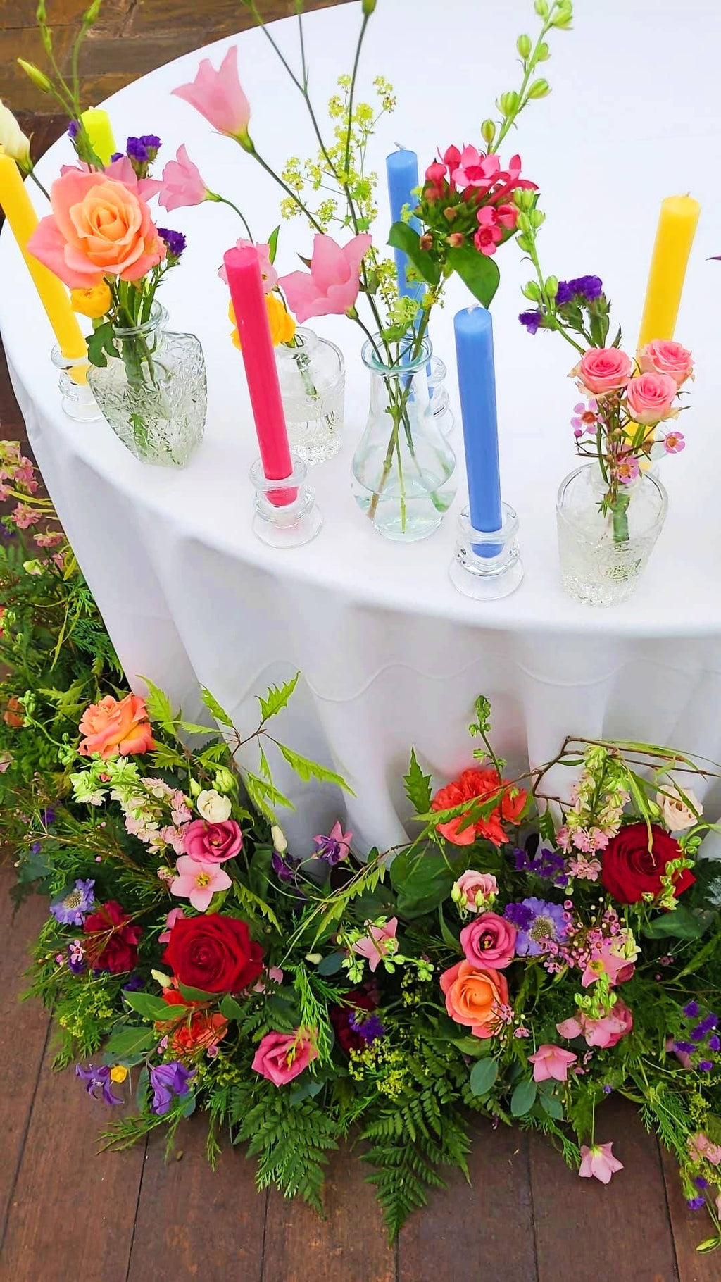 Teal 8 inch Dinner Candles x 20 - All Good Things
