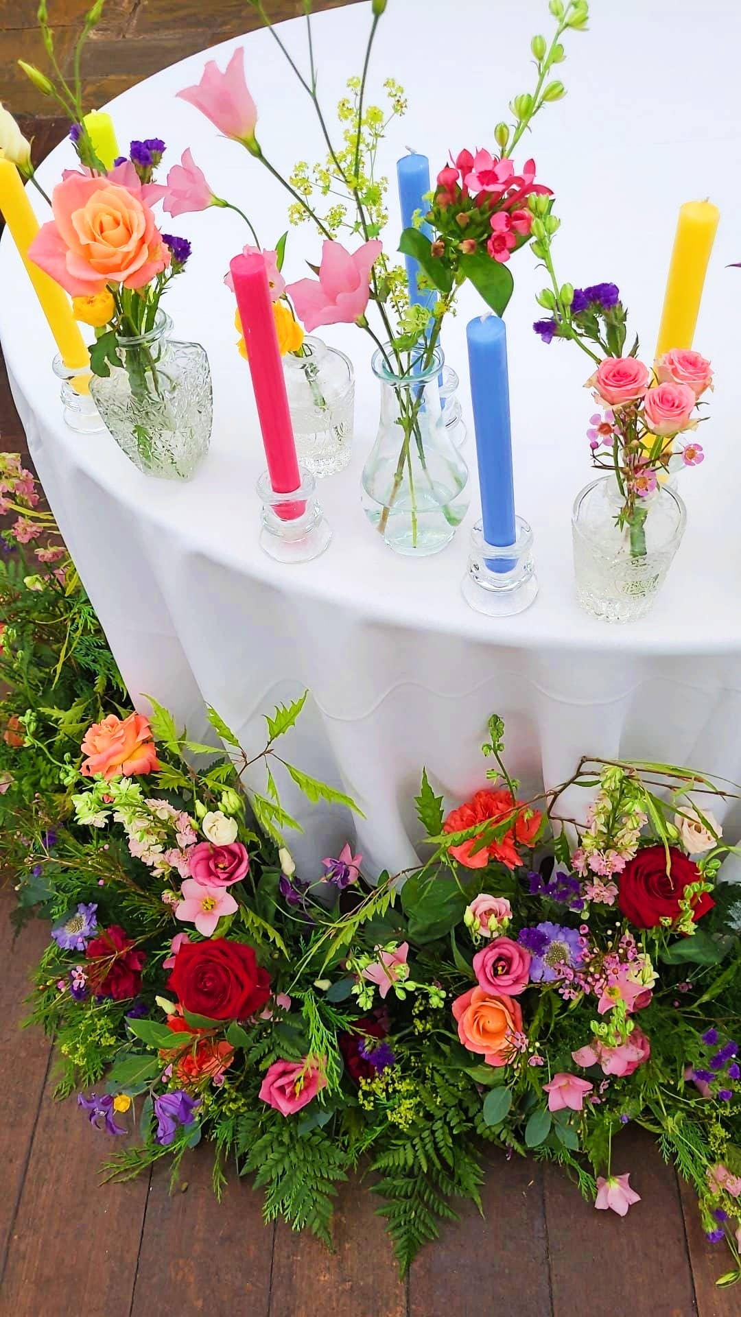 Teal 8 inch Dinner Candles x 20 - All Good Things