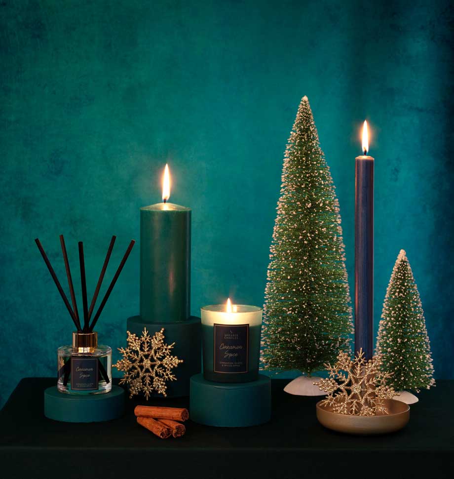 Teal 8 inch Dinner Candles x 20 - All Good Things
