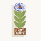 To My Mum, Smudgey Flower Card. - All Good Things