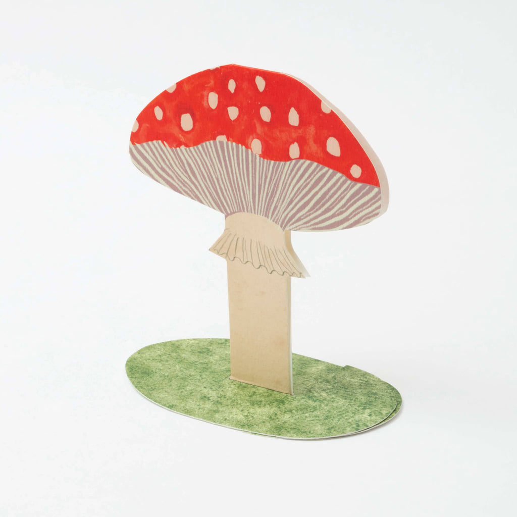 Toadstool Stand-Up Card - All Good Things