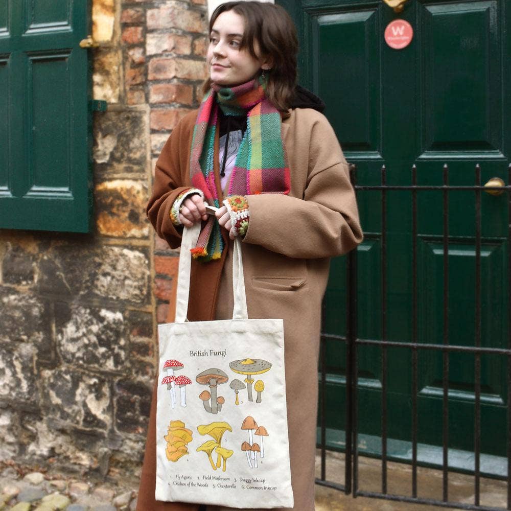 Tote Bag Recycled Cotton Fungi 36 x 40cm - All Good Things