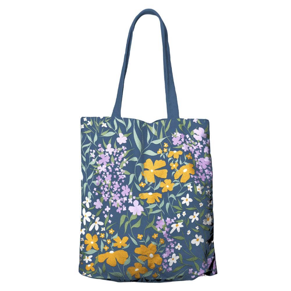 Tote Bag Recycled Cotton Meadow / Floral 36 x 40cm - All Good Things