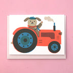 Tractor Mini Greetings Card - All Good Things