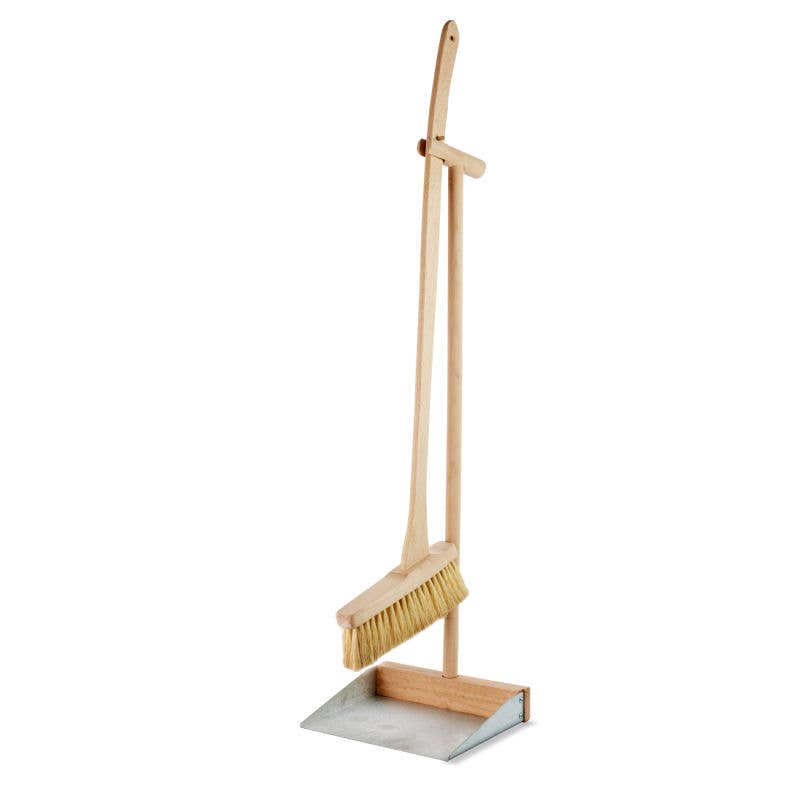 Upright Long Handle Dustpan & Brush | Eco-Friendly - All Good Things