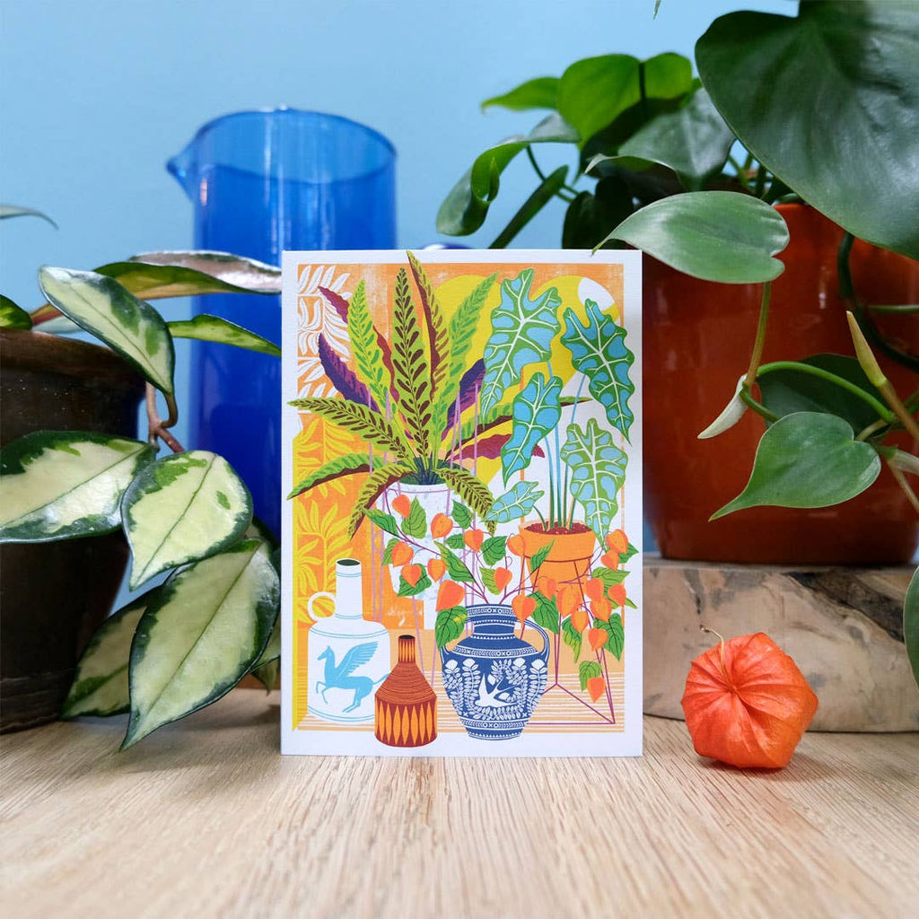 Vessels | Everyday greetings card | House plants, tropical - All Good Things