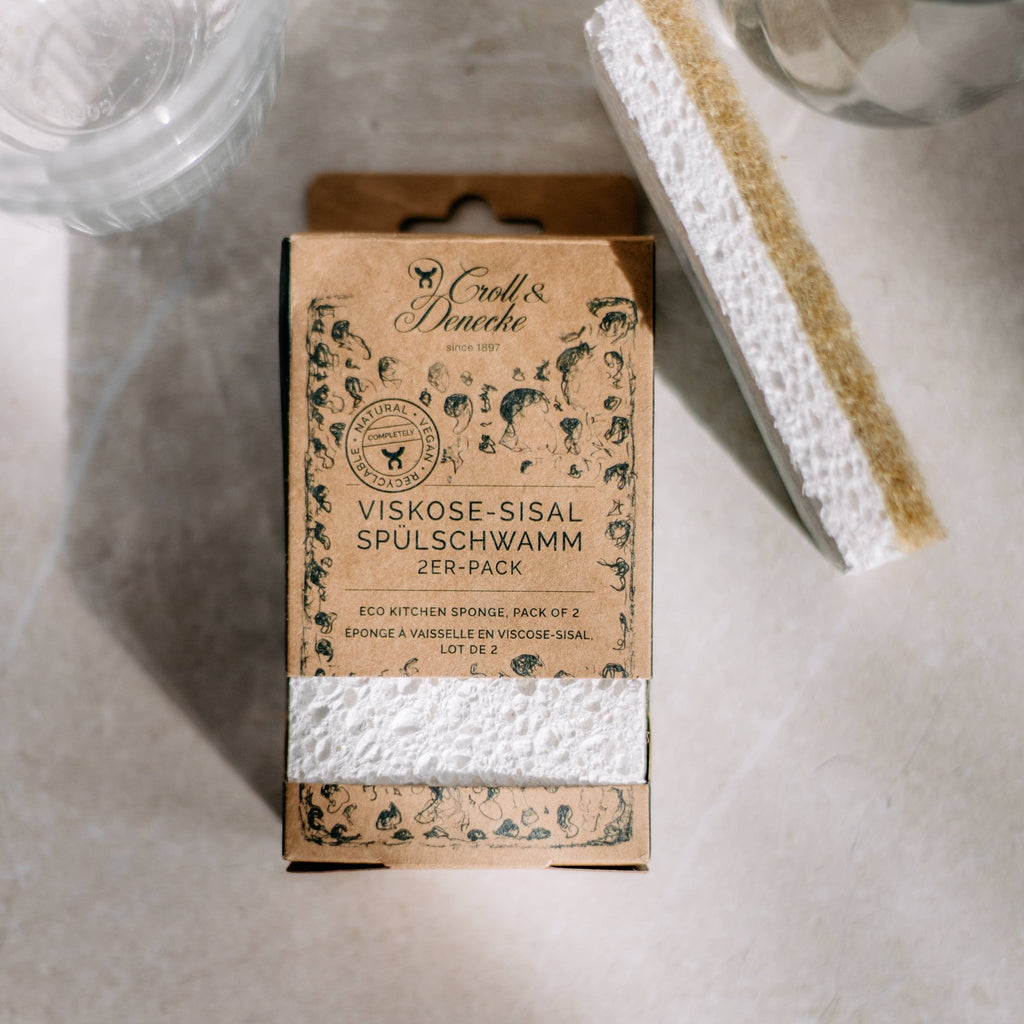 Viscose sisal sponge for washing dishes, kitchen - All Good Things