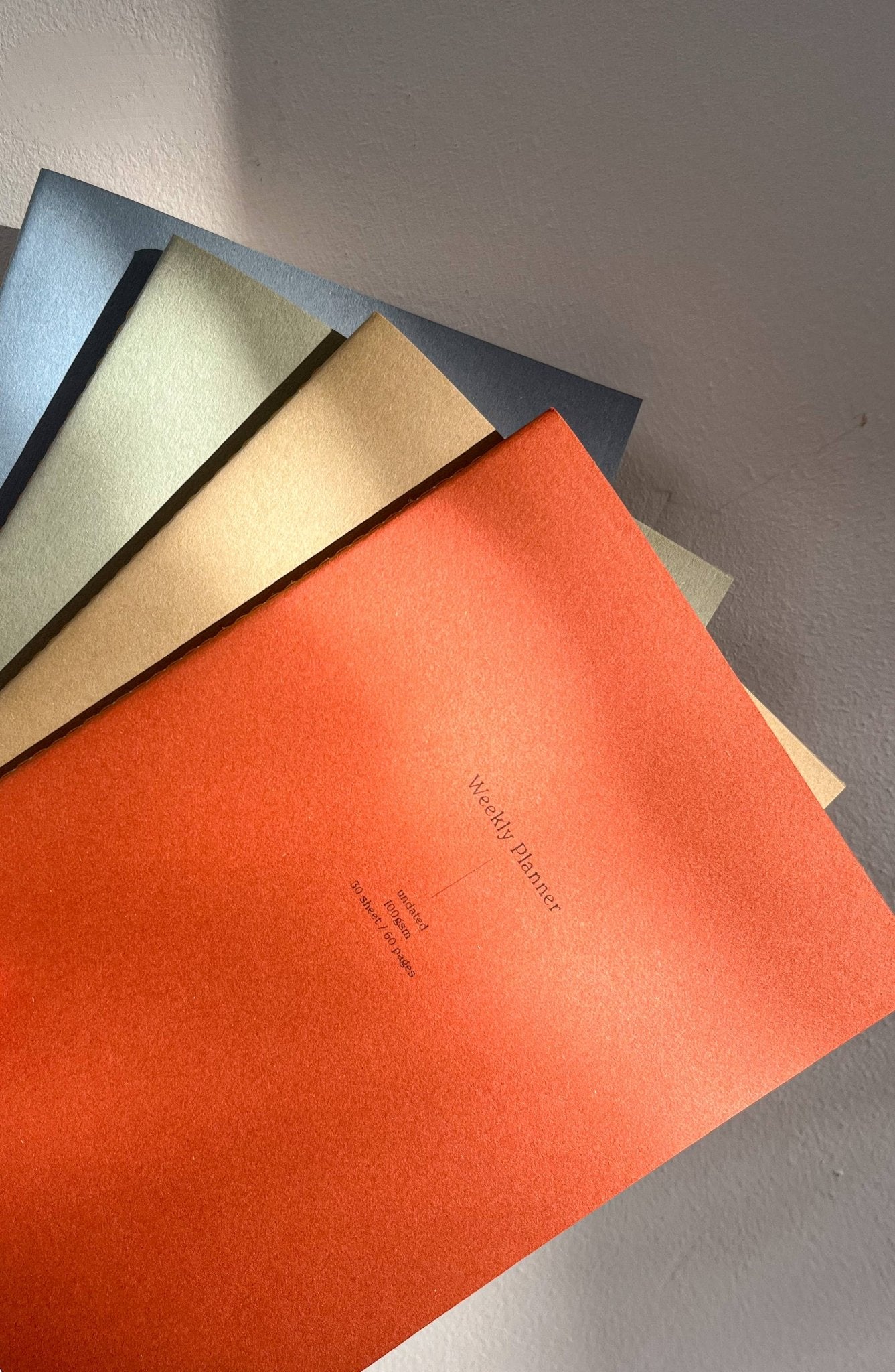 Weekly Planner Notebook - Paprika - All Good Things