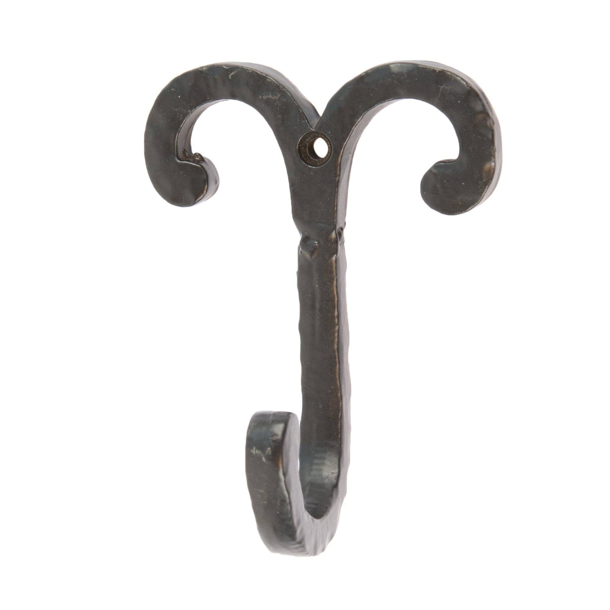 Wire Coat Hook - W70mm x H90mm - Black - All Good Things