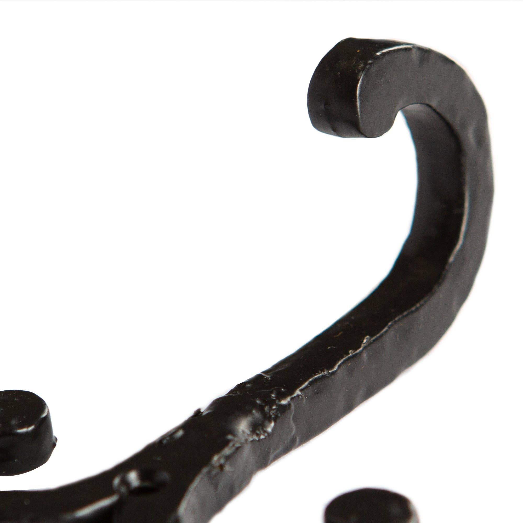 Wire Coat Hook - W70mm x H90mm - Black - All Good Things