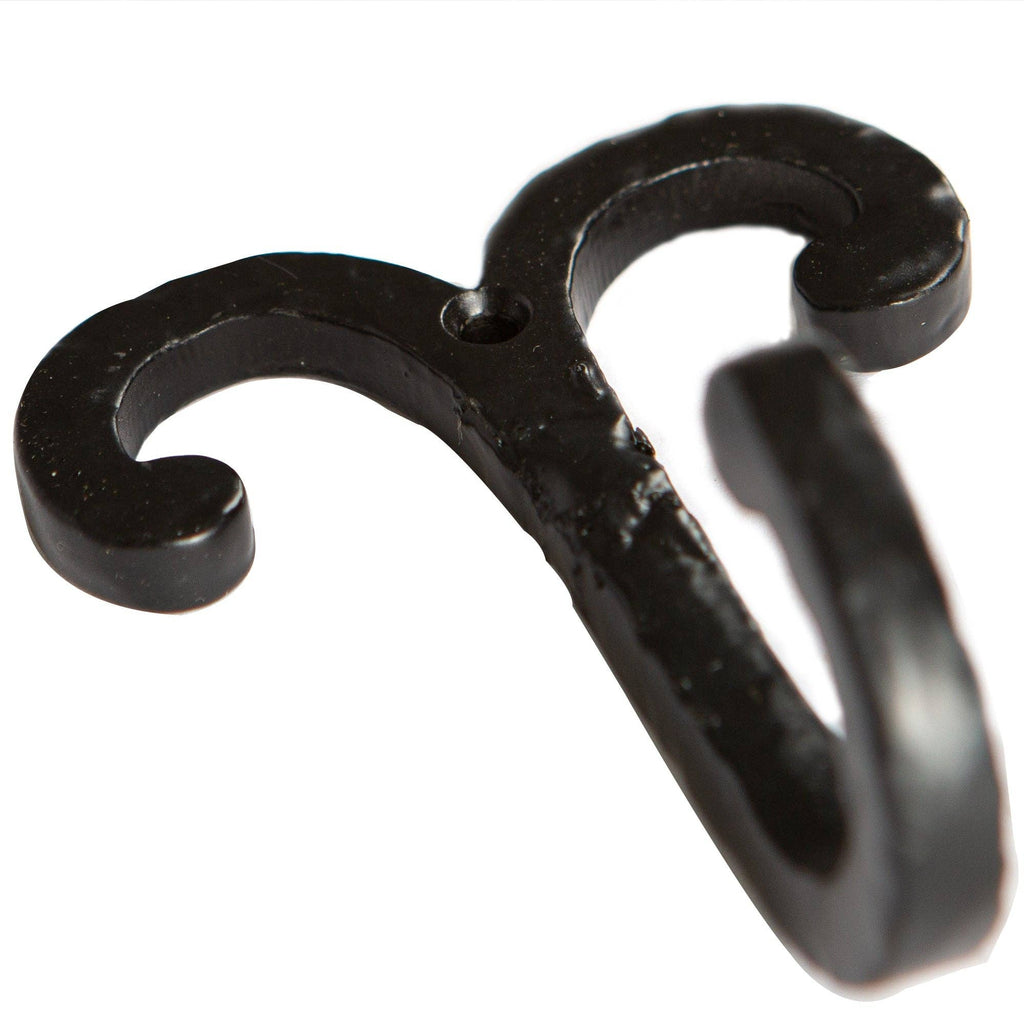 Wire Coat Hook - W70mm x H90mm - Black - All Good Things