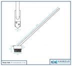 Wooden Long Handle Weed Brush - 120cm - All Good Things