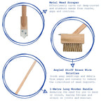 Wooden Long Handle Weed Brush - 120cm - All Good Things