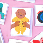 Yellow Baby Mini A7 Card - All Good Things